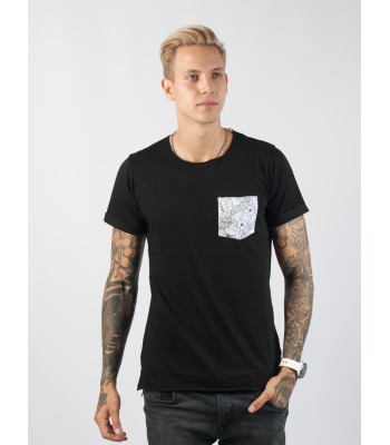 Men t-shirt Black Johnny