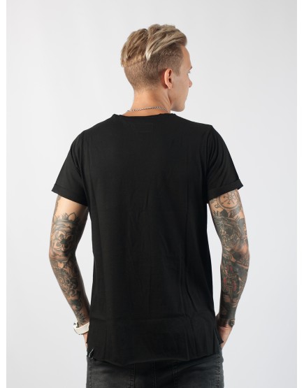 Men t-shirt Black Johnny