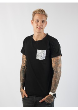 Men t-shirt Black Johnny