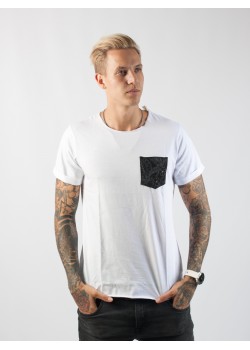 Men  white t-shirt Johnny