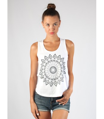 Tank Mandala White UV