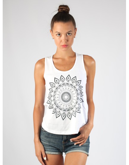 Tank Mandala White UV